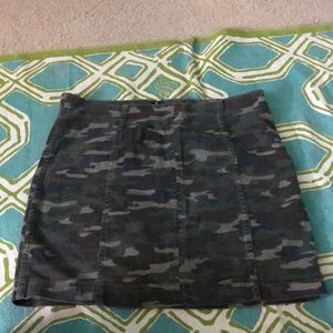 Camo skirt